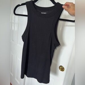 Old Navy Black Fitted Tank Top